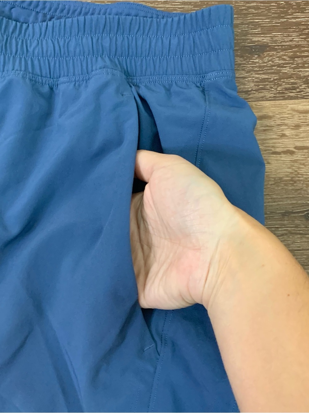 Lululemon Mens blue pace breaker linerless shorts XL 7” - Picture 2 of 6